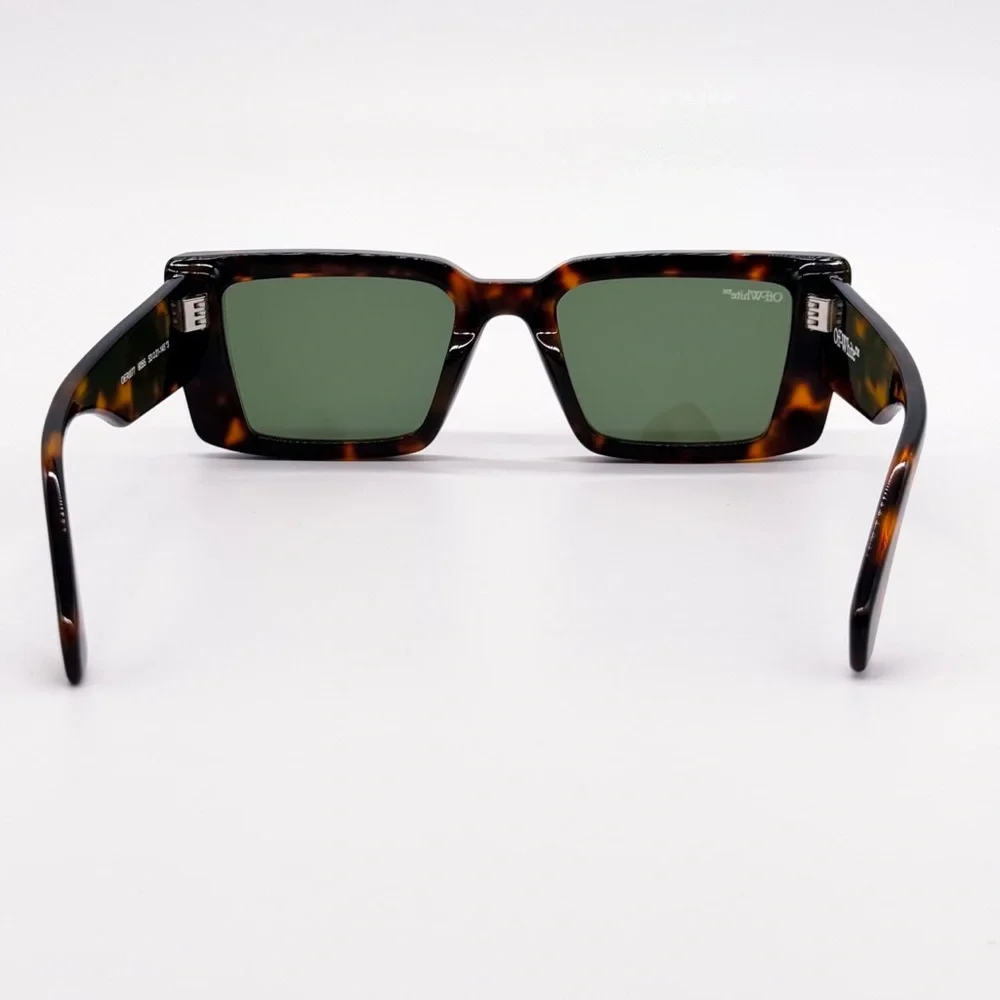 NEW OFF-WHITE SAVANNAH AF 16055 HAVANA SUNGLASSES SQUARE OERI077 6055